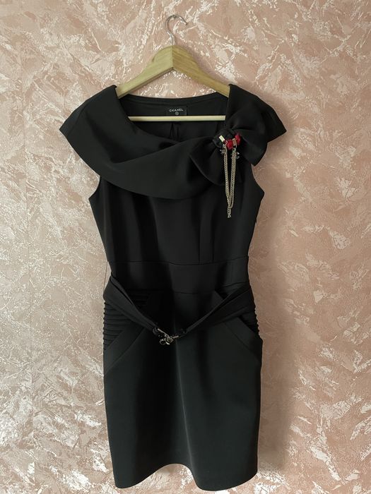 Плаття chanel чорне жіноче коротке