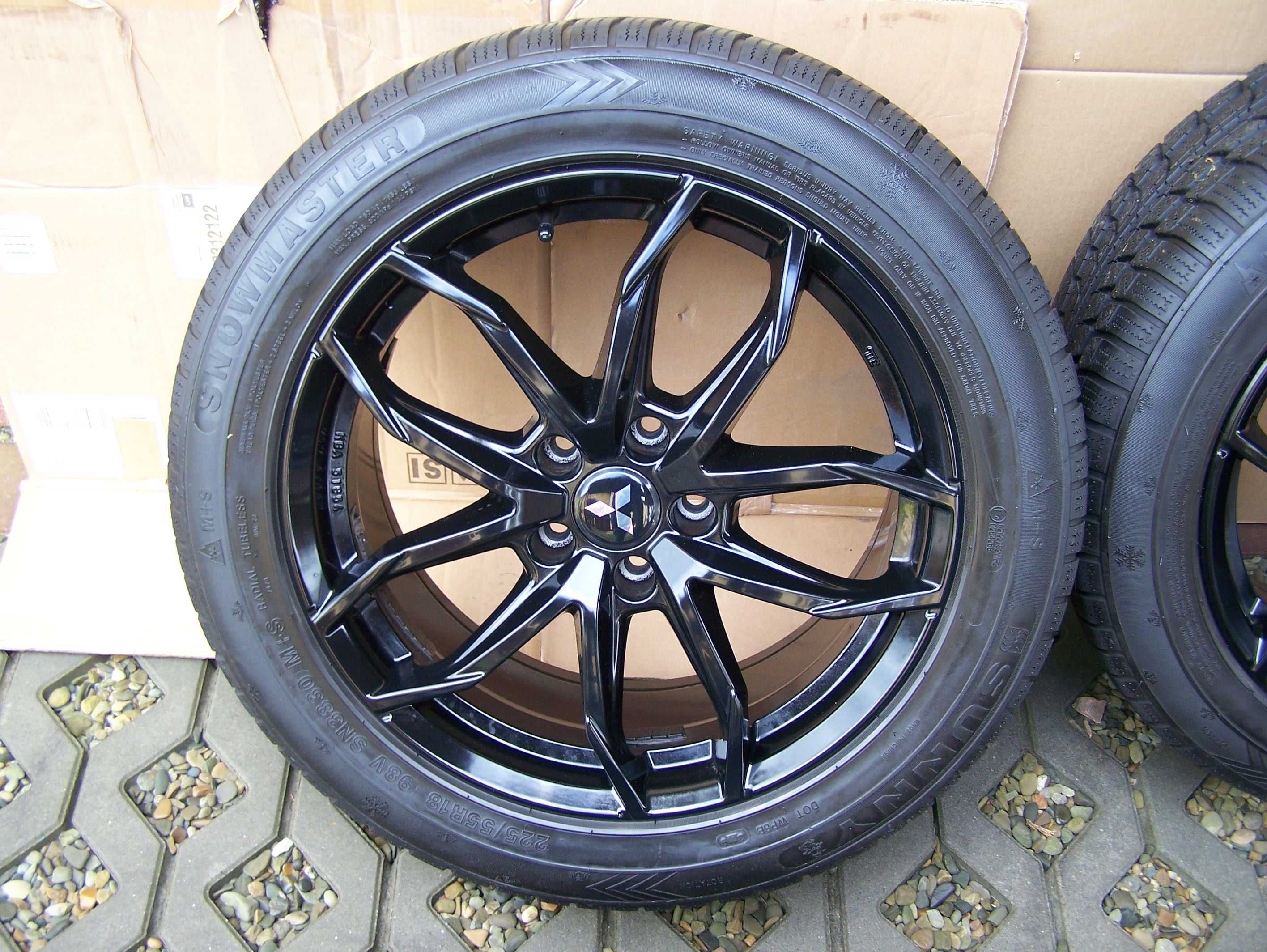 Koła Alu 18" Zimowe  Tpms Mitsubishi ASX, Outlander 2, 3  Cross Eclips