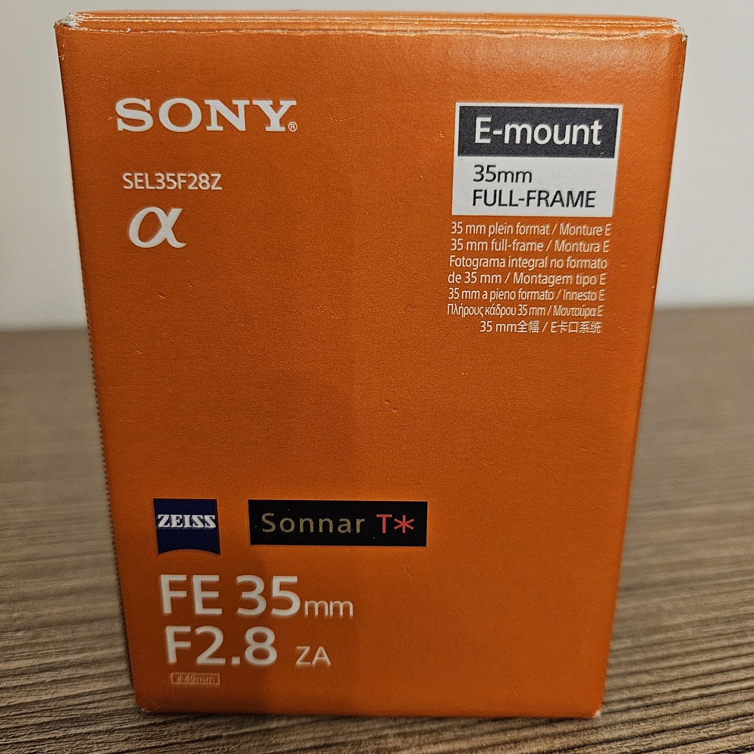 Nowy Sony Carl Zeiss Sonnar T FE 35mm f/2,8 ZA