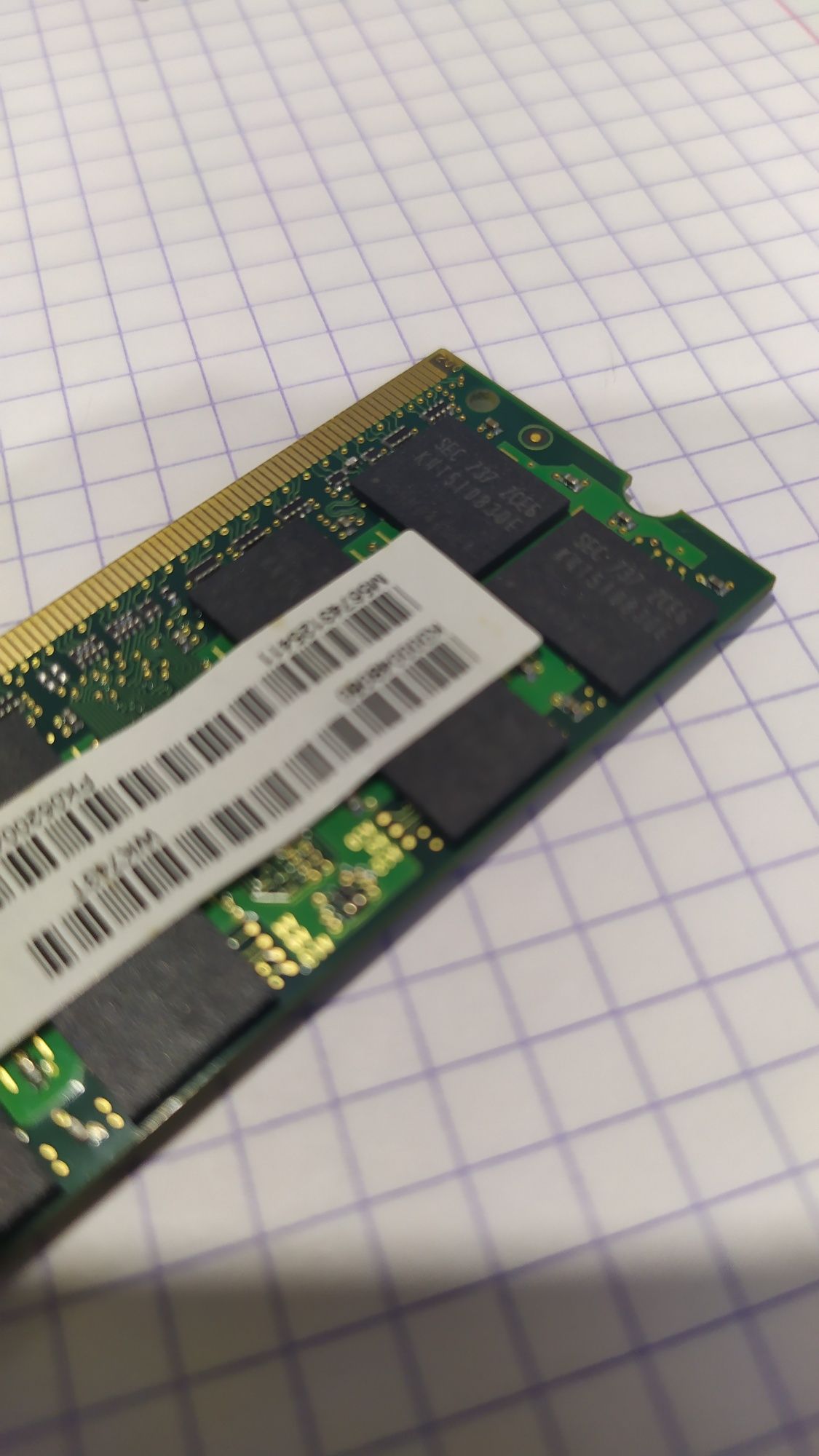 Pamięć RAM DDR2 Samsung 1 GB PC2 5300S
