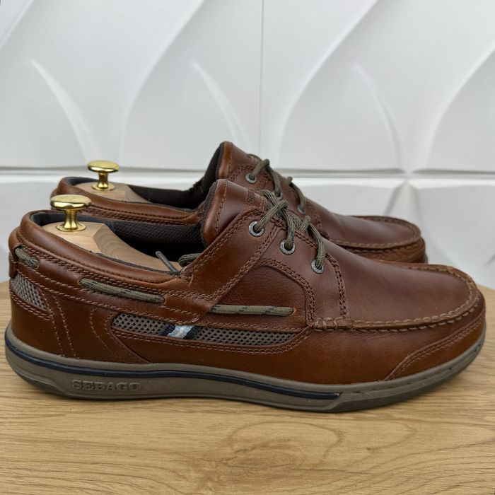 Оригінальні шкіряні топсайдери Sebago
