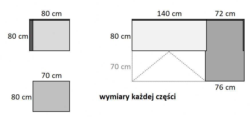 Kanapa / narożnik z funkcją spania tapicerowany beżowo-brązowy