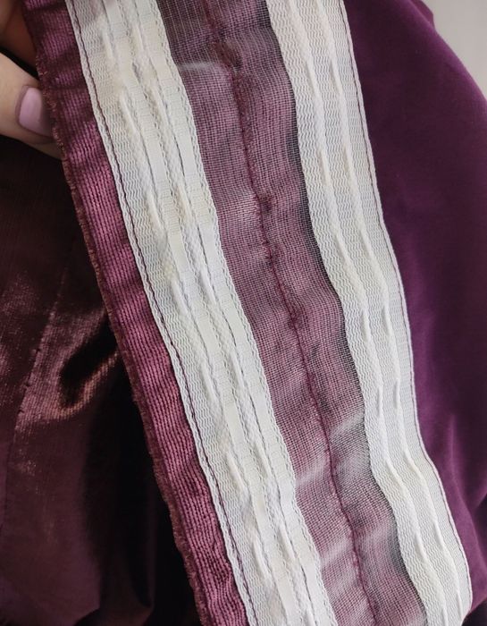 Дизайнерские велюровые шторы, ткань Jab