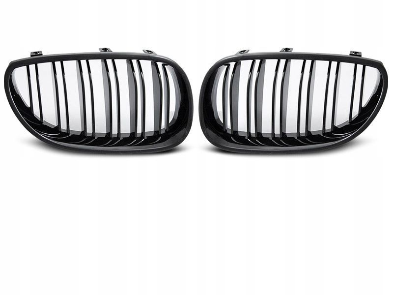 atrapa grill nerki bmw e60 e61 03-10 sport glossy black