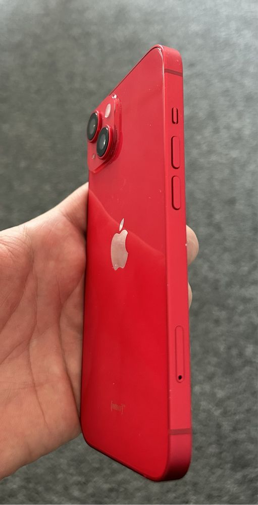 Iphone 14 Red 128GB + etui, stan idealny, w pełni sprawny, bez blokad