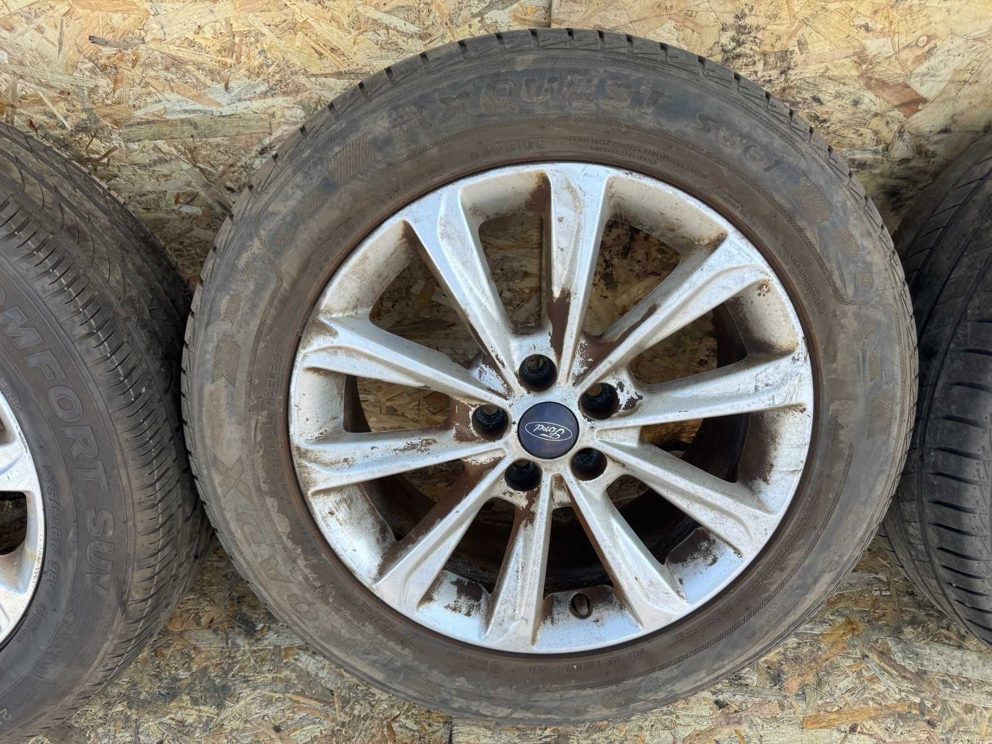 felgi ford s-max kuga 5x108 17' x2 opony ładne