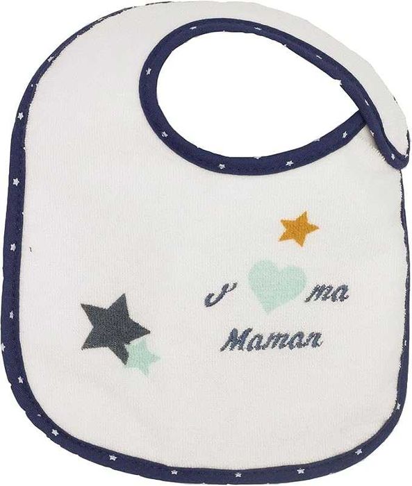 Zestaw 7 Śliniaków Dla Niemowląt TROIS KILOS SEPT Wodoodporne 0-4M