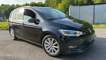 Volkswagen Touran Piękny VW Touran TDi Highline Alcantara DSG