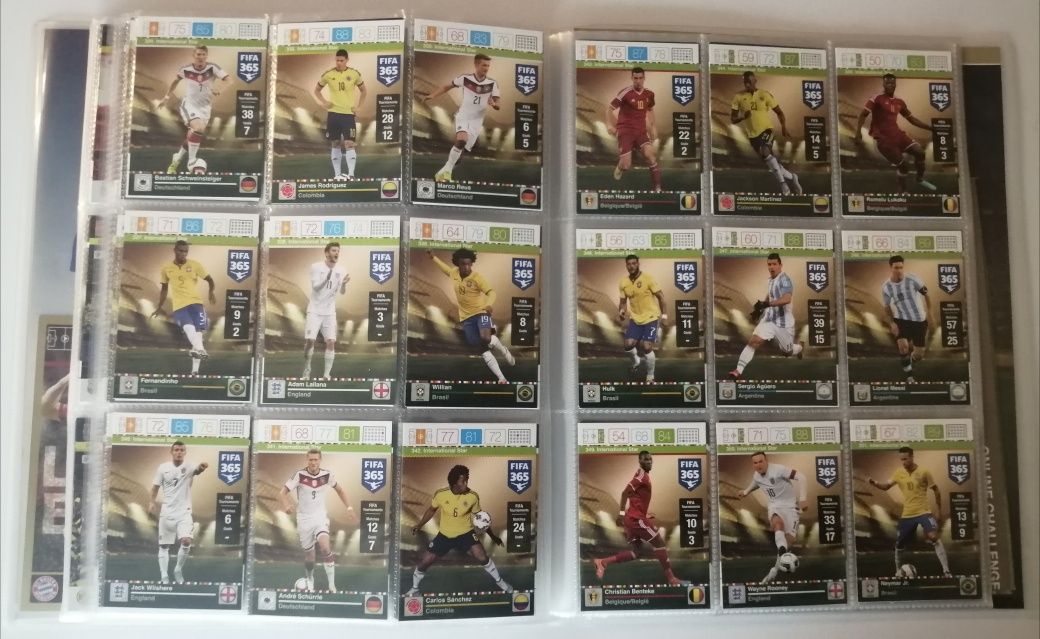 Album Panini FIFA 365 15/16 364 karty plus 19 Limited