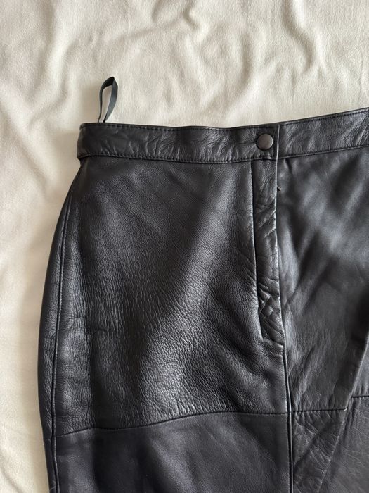 Спідниця з натуральної шкіри