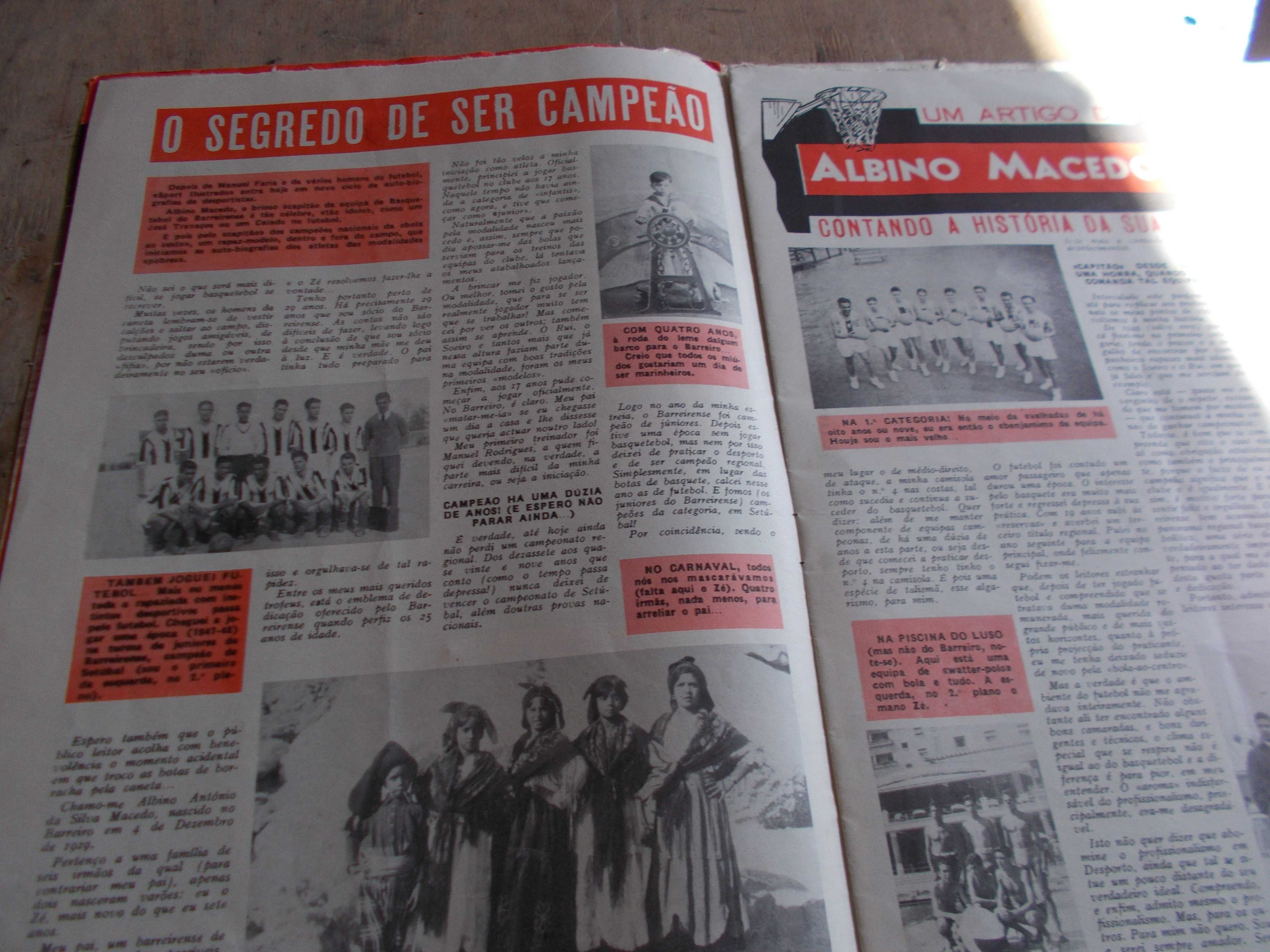 Sport Ilustrado Julho 1958 .Belenenses e Angrense.