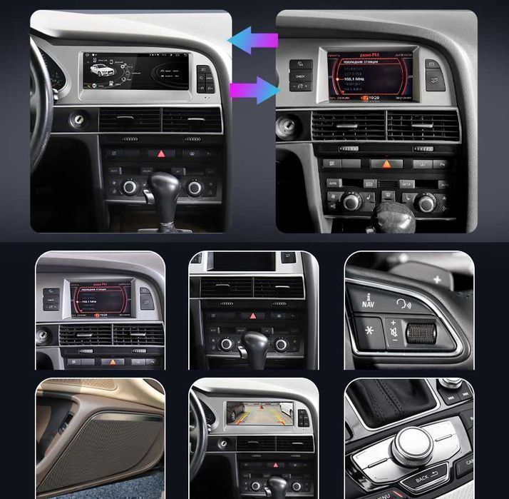 Radio nawigacja Audi A6 C6 Android Auto CarPlay