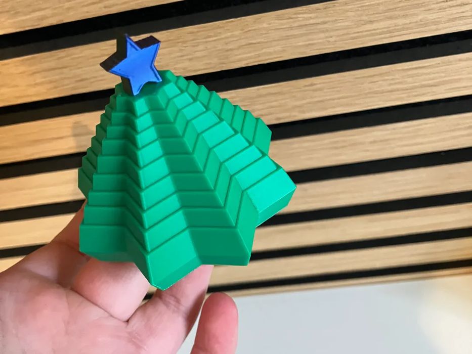 Estrela Fidget para a Árvore de Natal Divertida