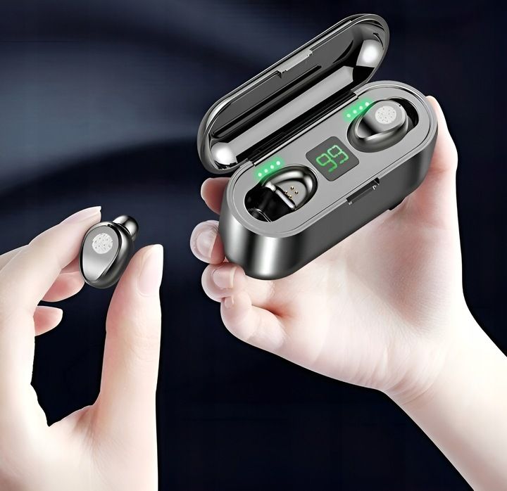 Słuchawki Bezprzewodowe Bluetooth 5.3 3 Gen Model 2024 Mikrofon + Powe