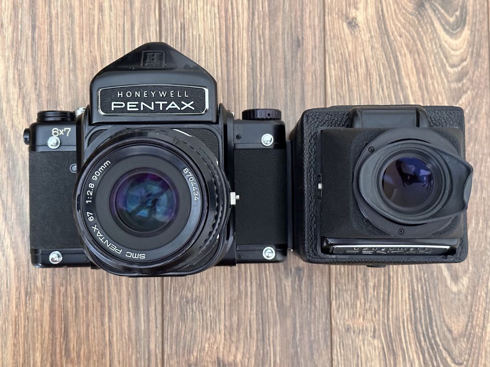 Pentax 6x7, smc Pentax 90mm f2.8 середньоформартна камера