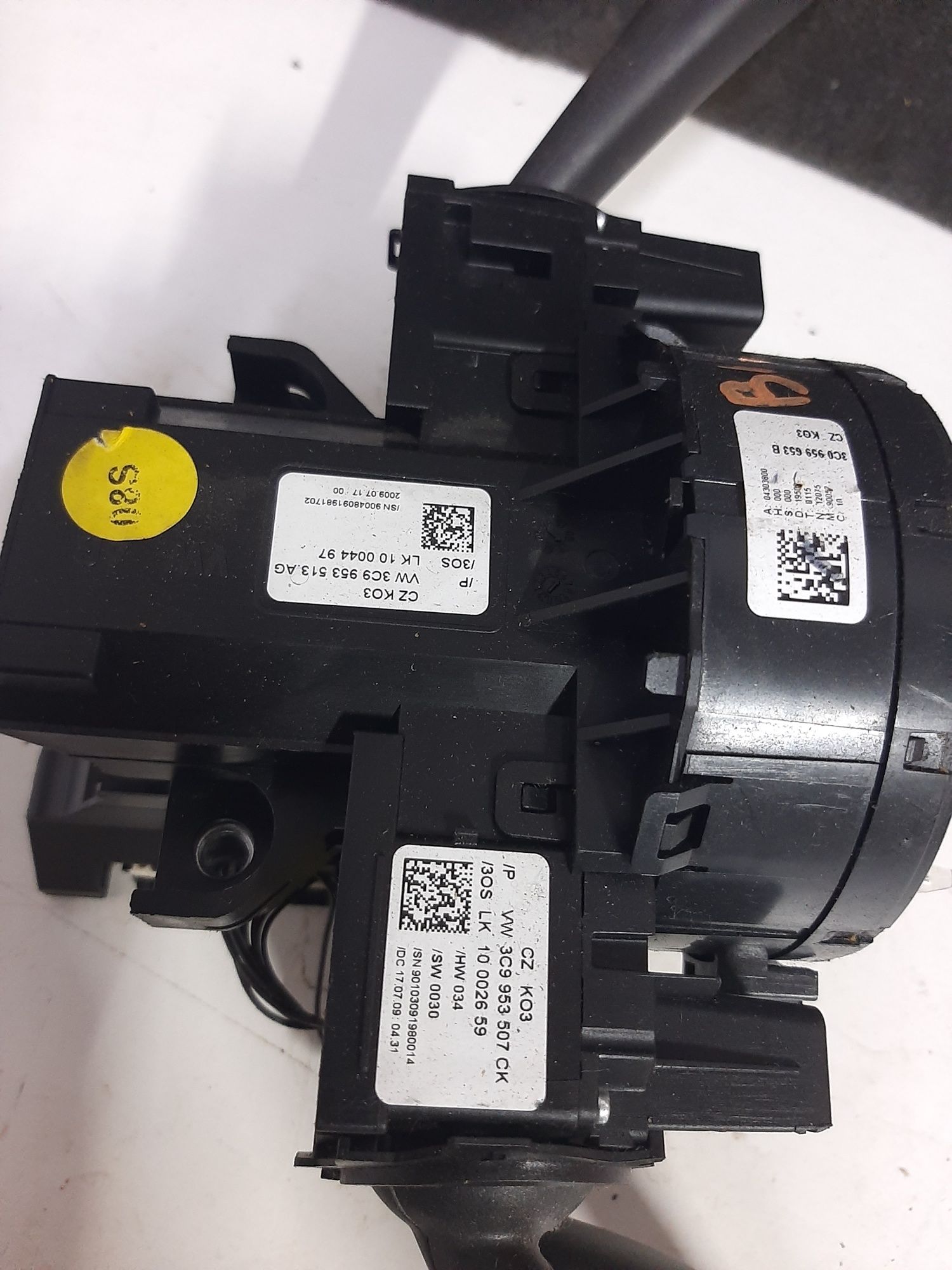 Подрулевой переключатель Volkswagen Passat B6, Пассат Б6. 3C9953507E,