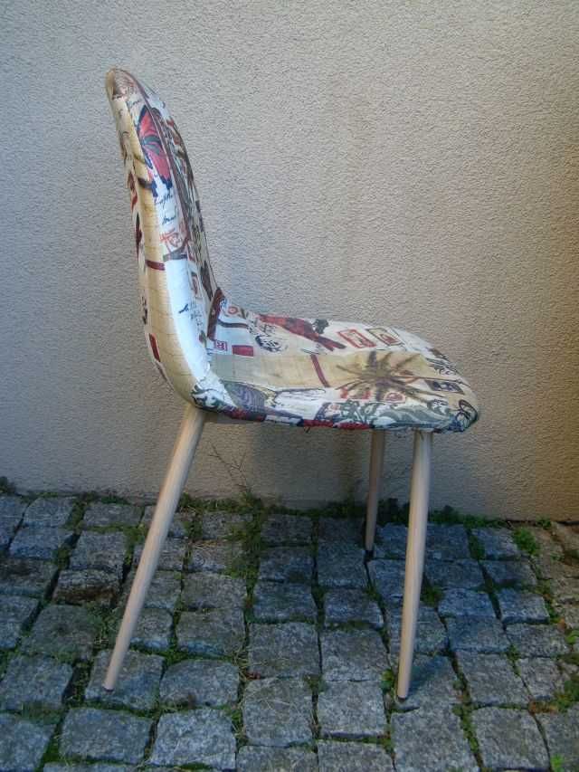 krzesło 2szt w stylu lat 60-tych