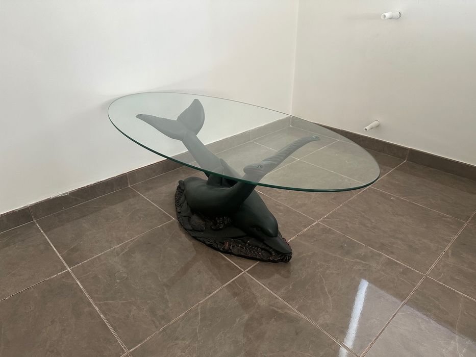 Mesa de Sofá em Vidro como nova muito bonita