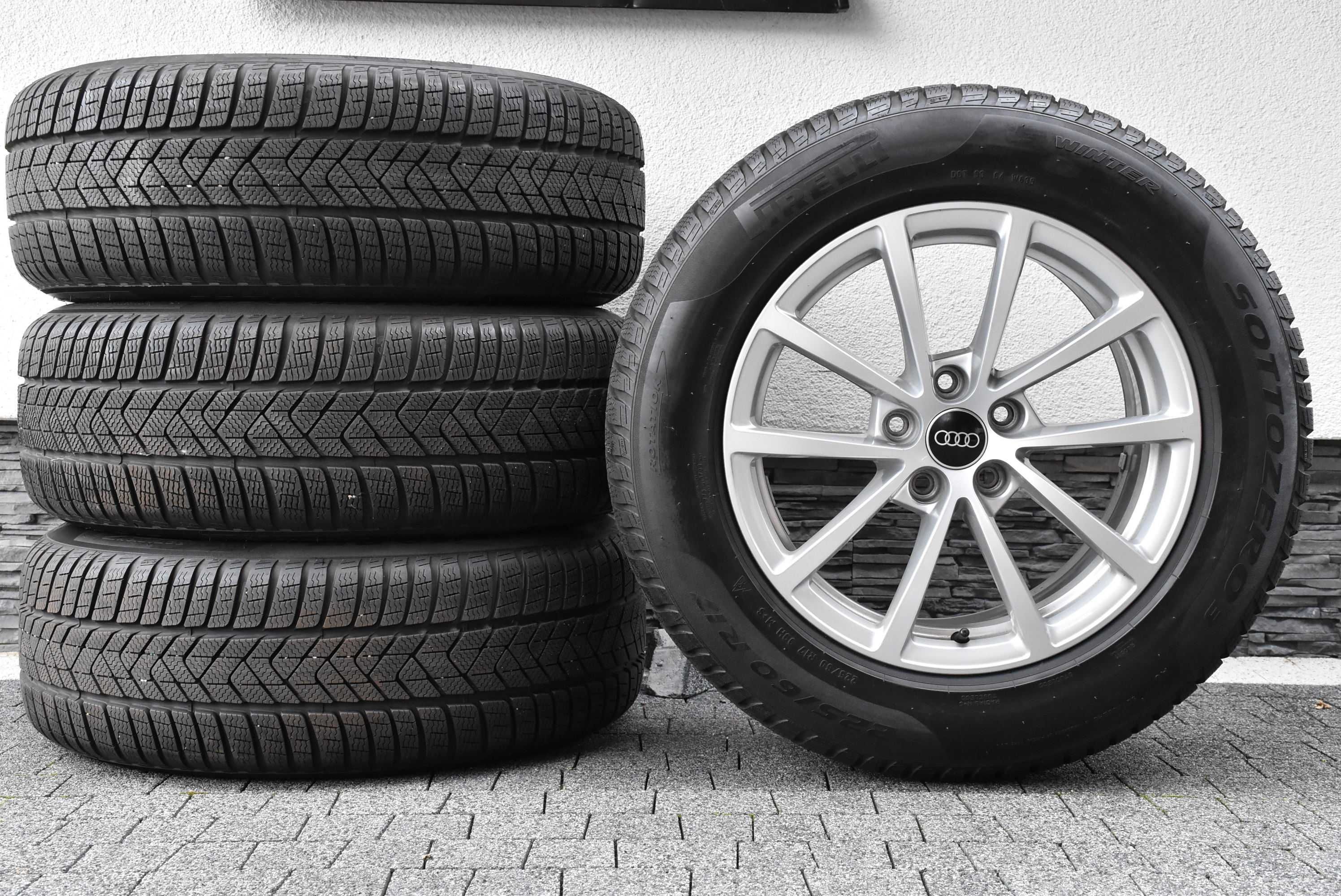 Koła zimowe Audi A6 C8 4K0 17" NOWE Pirelli AO 8mm dot2023