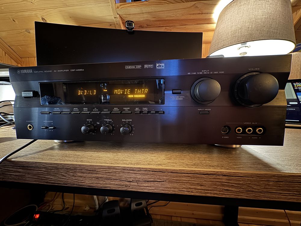Amplituner Yamaha DSP-A595a + oryginalny pilot