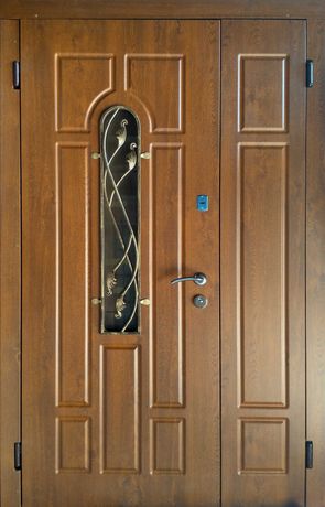 Двері двери входные с ковкой полуторні широкі в будинок