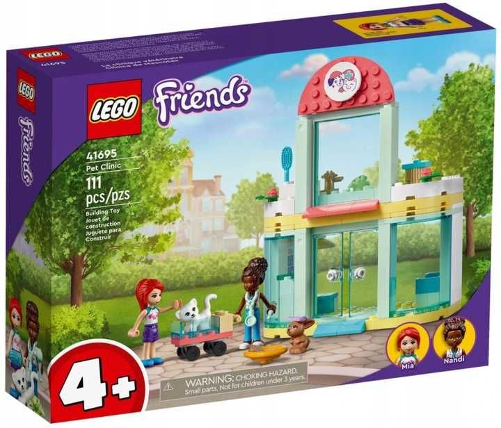 LEGO Friends 41695 Klinika dla Zwierzątek Kotek 4+ nowe