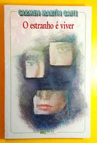 Livro O estranho é viver - Carmen Martín Gaite