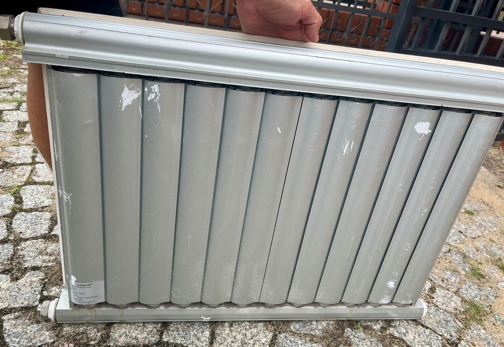 grzejnik ozdobny kamienny CLIMASTAR aluminiowy, bardzo ładny, wydajny