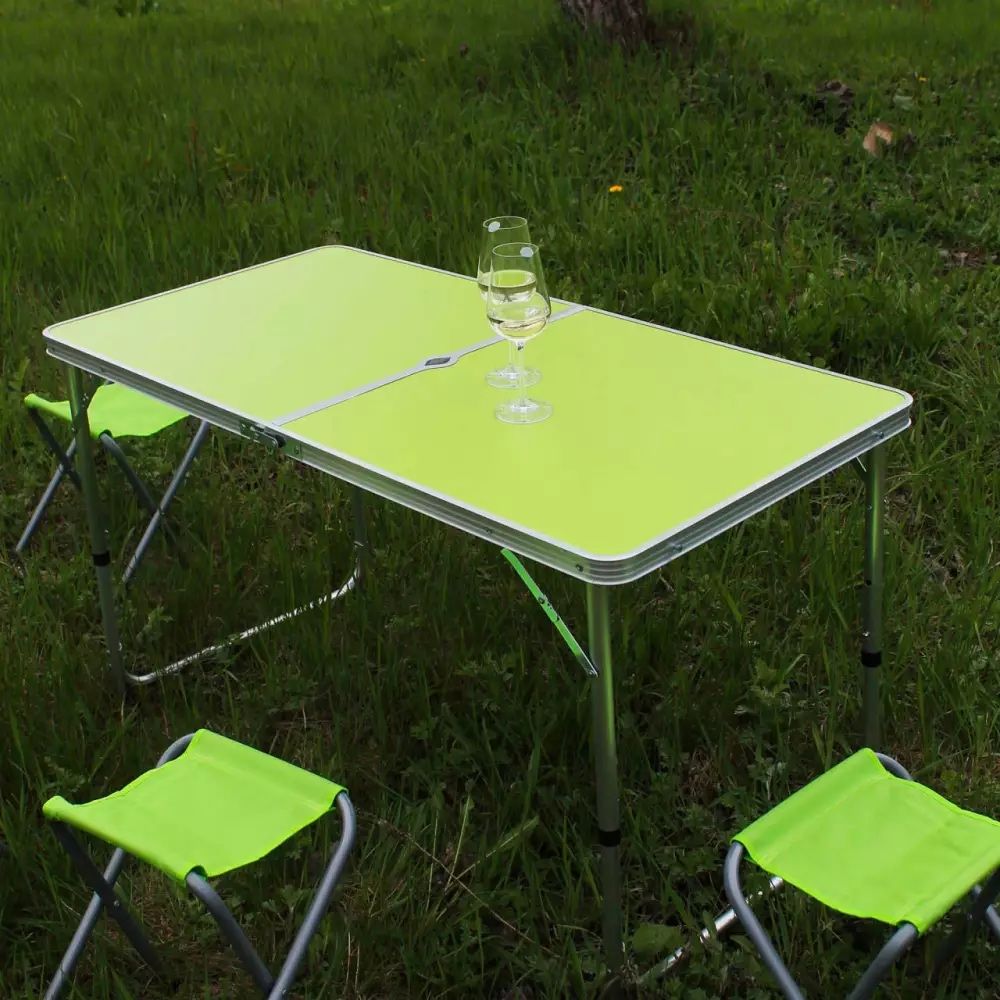 Раскладной стол (усиленный) для пикника + стулья
