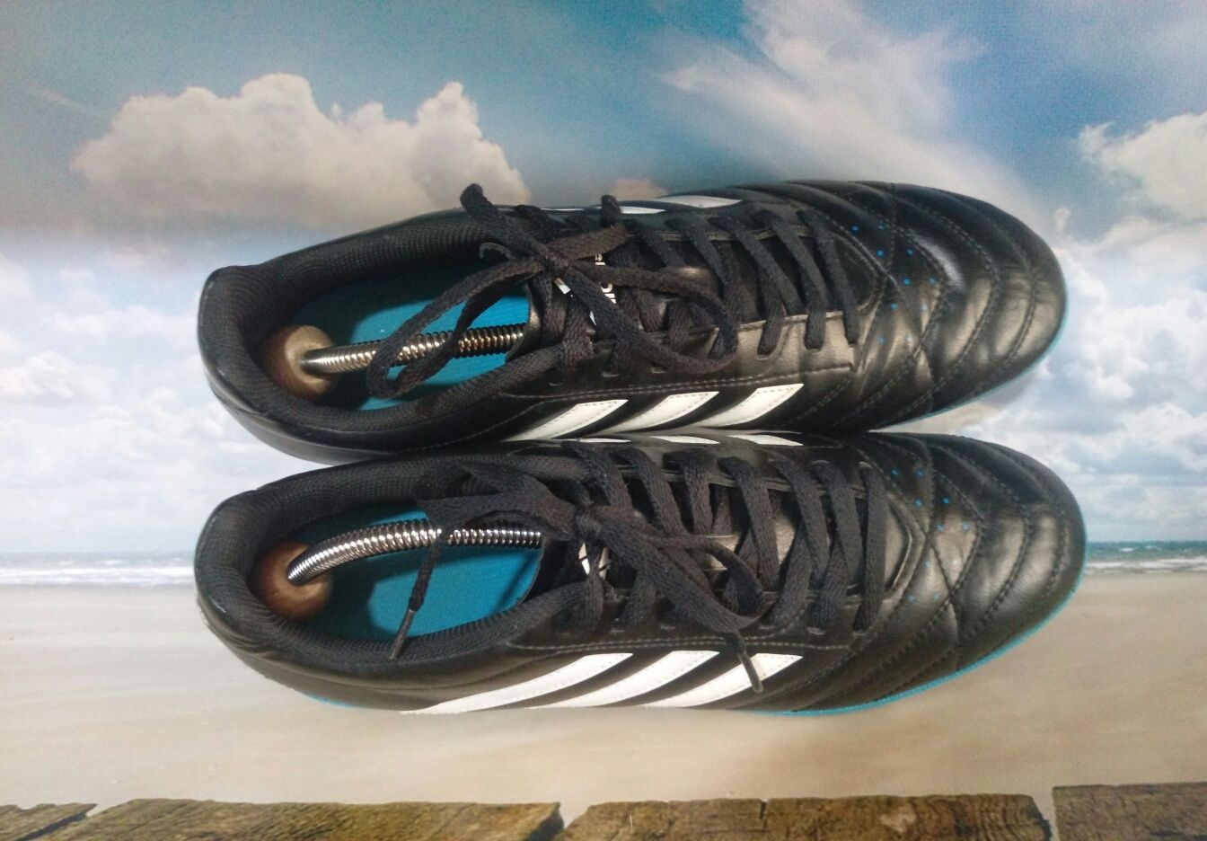 Adidas Goletto V TF оригінал футбольні шкіряні кросівки сороконіжки