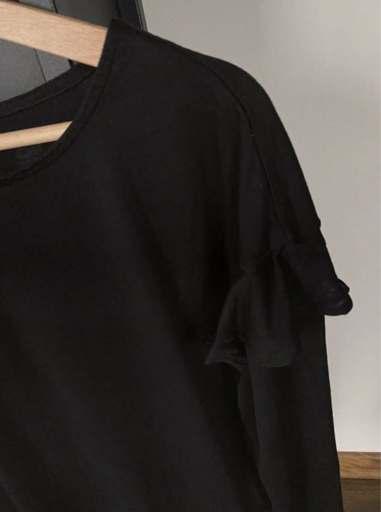 H&M koszulka bluzka M z falbanką