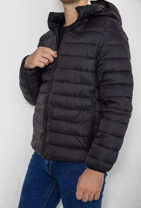 Демісезонна чоловіча куртка на синтепоні