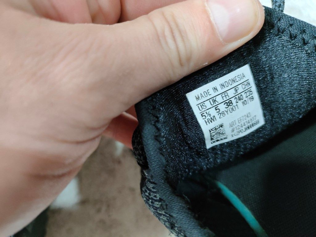 Кросівки Adidas Kaptir K р-38 оригінал кроссовки адидас черные серые