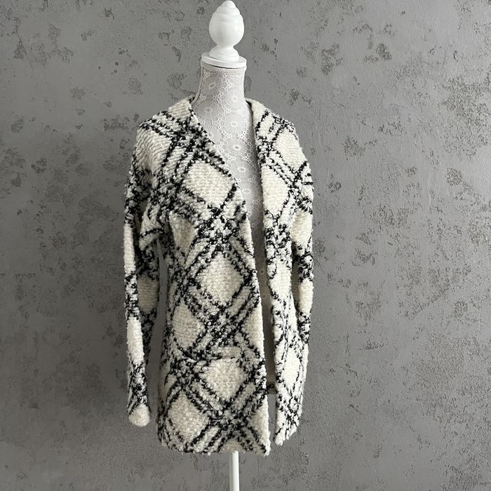 Kardigan żakiet narzutka płaszczyk wełna moher TK MAXX