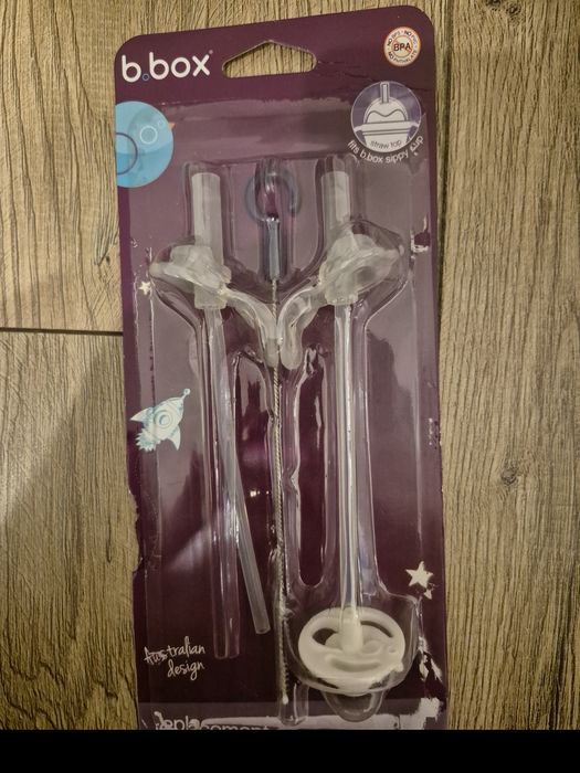 B.BOX Słomki zapasowe i szczoteczka do bidonu 2 szt