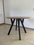 Stół do jadakni srednica 110cm + 2x70cm dodatkiwe blaty