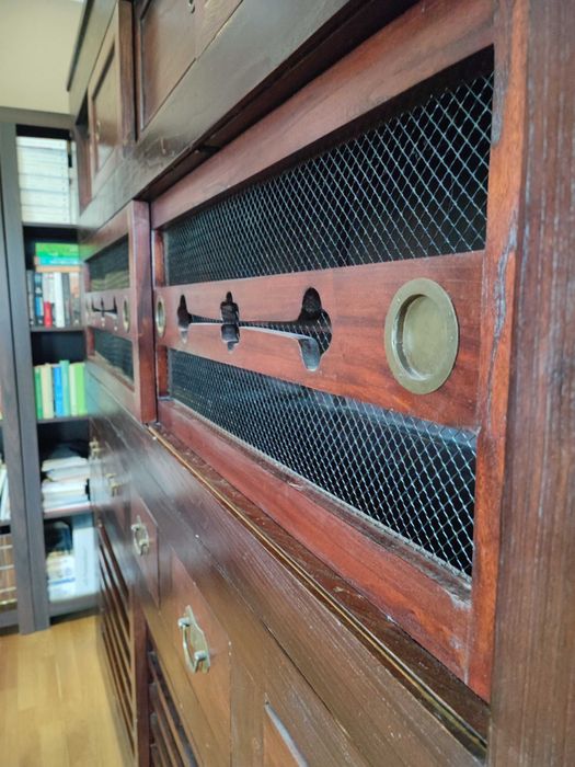 Komoda/ Regał/ Witryna Chińska Rękodzieło Palisander