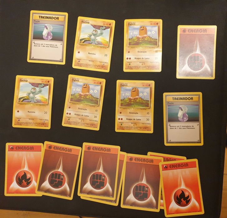 Cartas Pokémon variadas