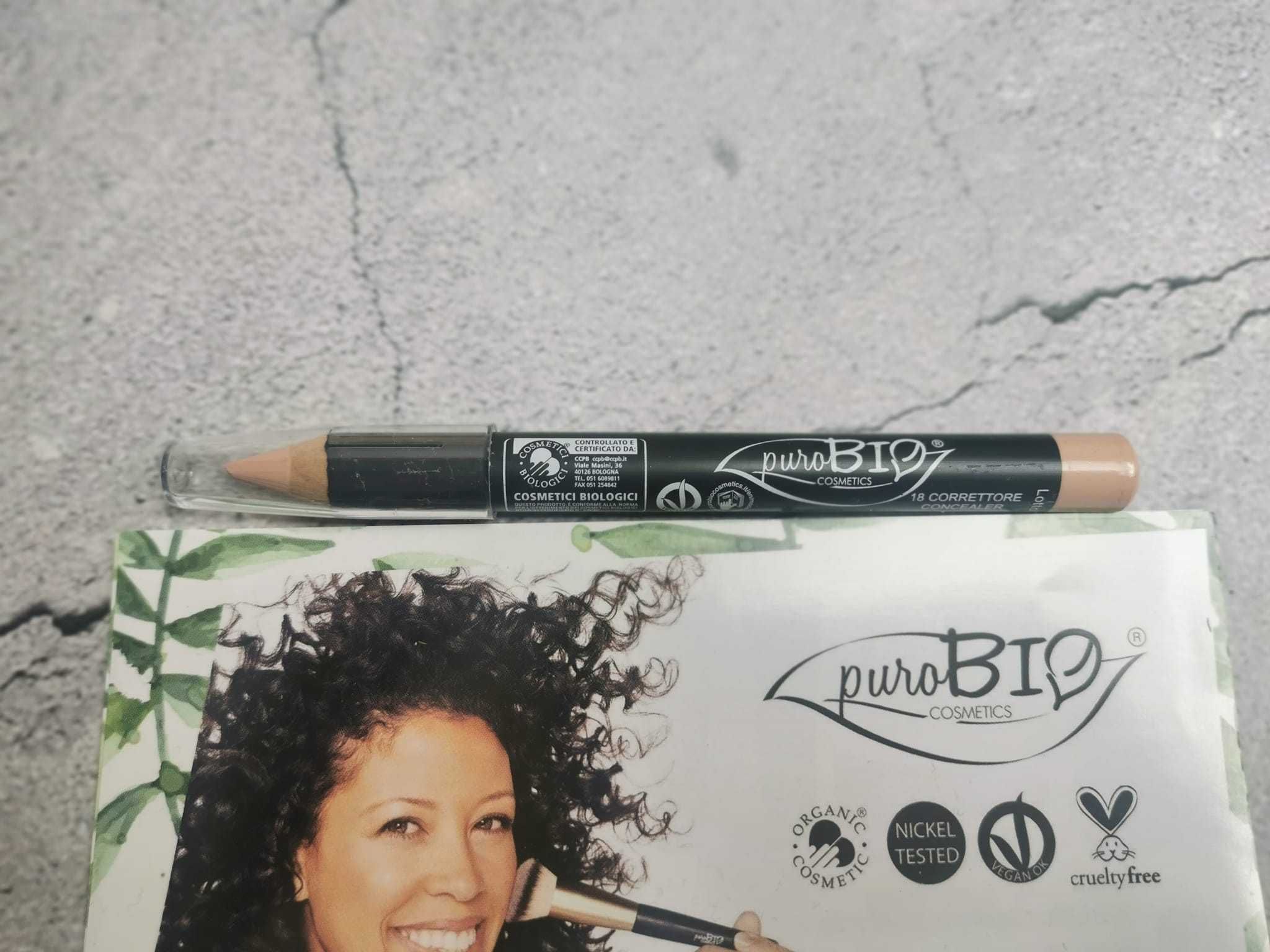 PureBIO Korektor w kredce Concealer odcień 18 - BEZ NIKLU - nowy