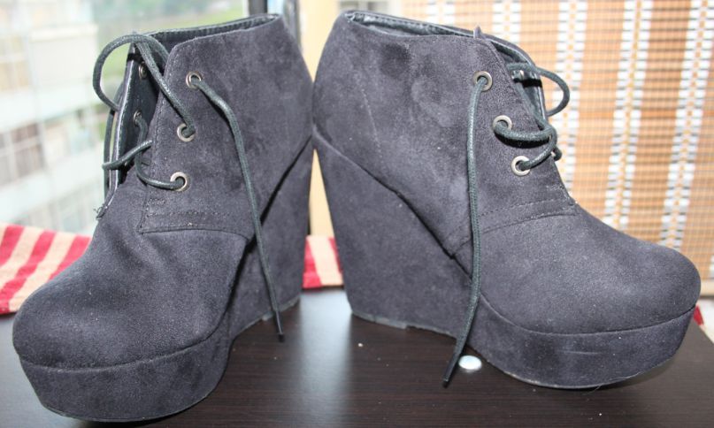 Botas de salto pretas