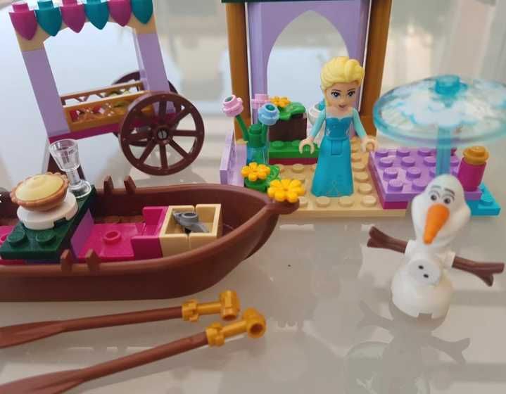 Aventura no mercado da Elsa - Frozen - Lego - Princesas Disney