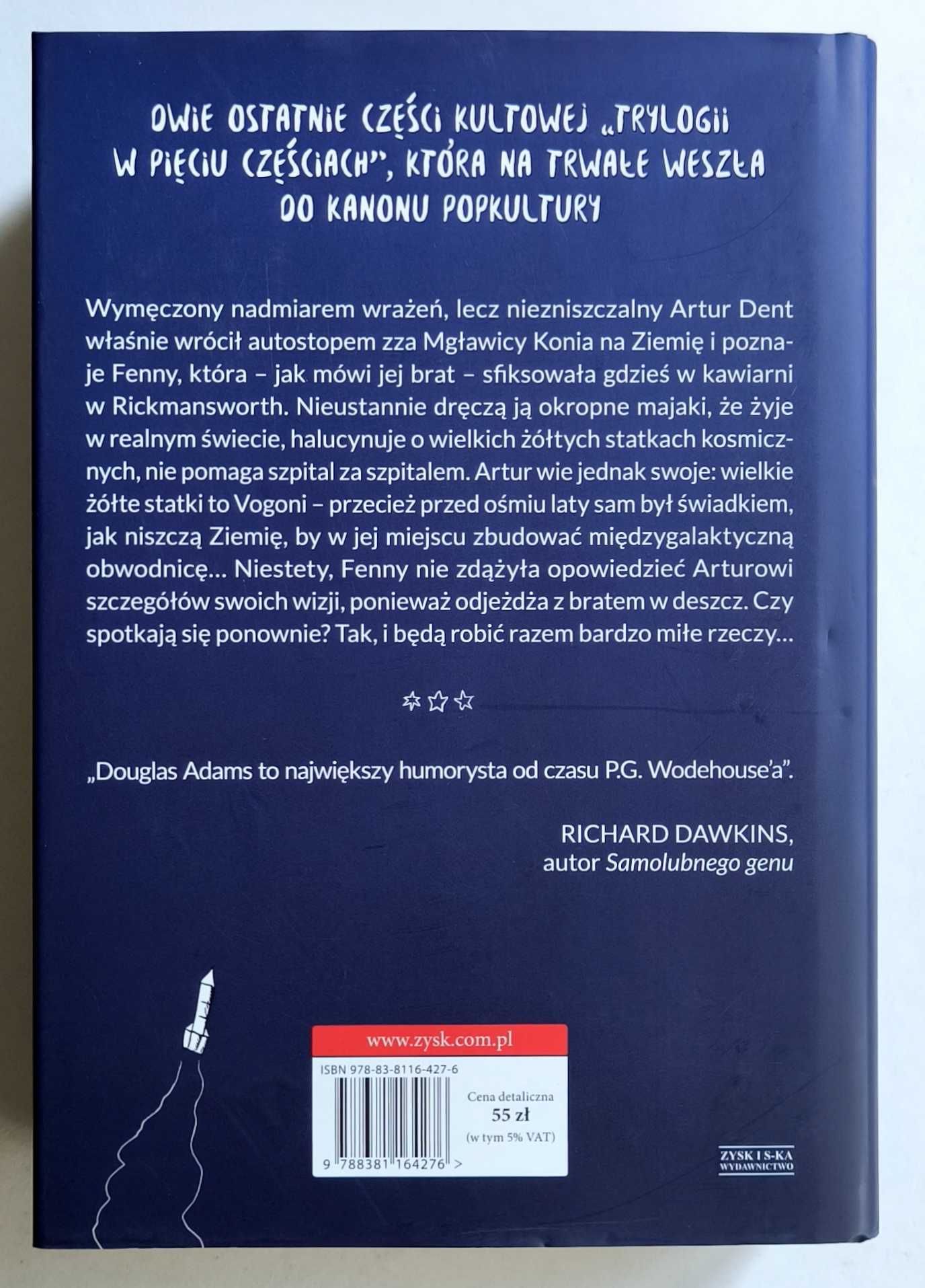 Cześć, i dzięki za ryby. W zasadzie niegroźna, Douglas Adams, UNIKAT!