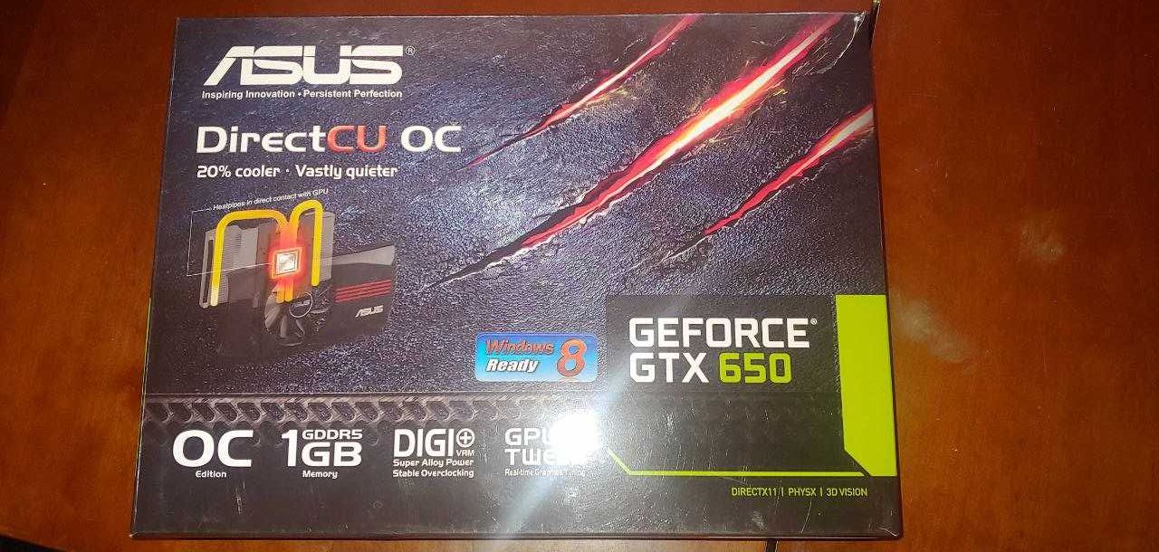 Відеокарта Asus PCI-Ex GeForce GTX 650 DC 1024MB GDDR5 (128bit)