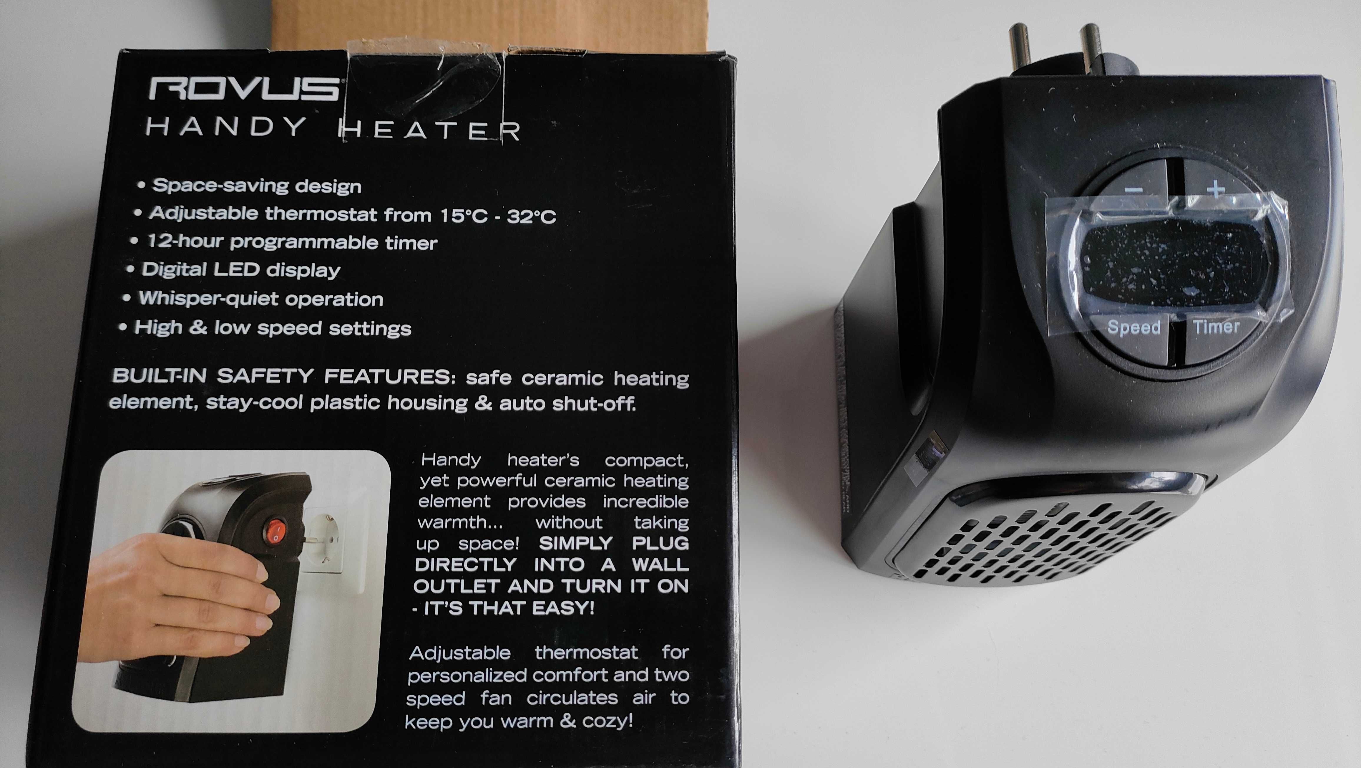 Mini grzejnik Termowentylator Handy heater Rovus