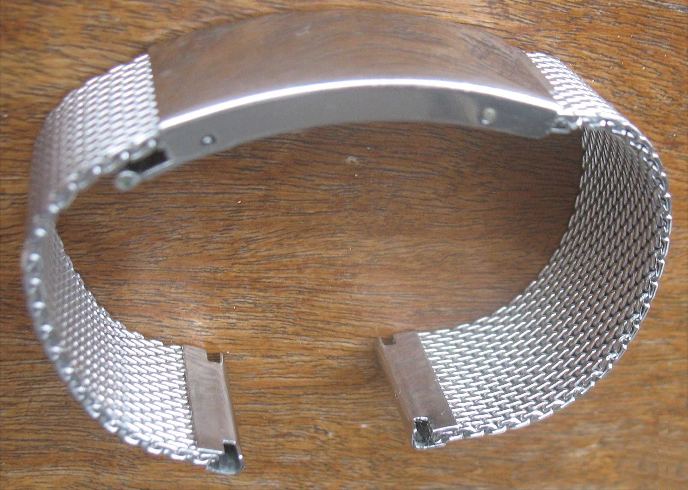 Bracelete "Mesh" Antiga da marca Royer para relógios Vintage - 18mm