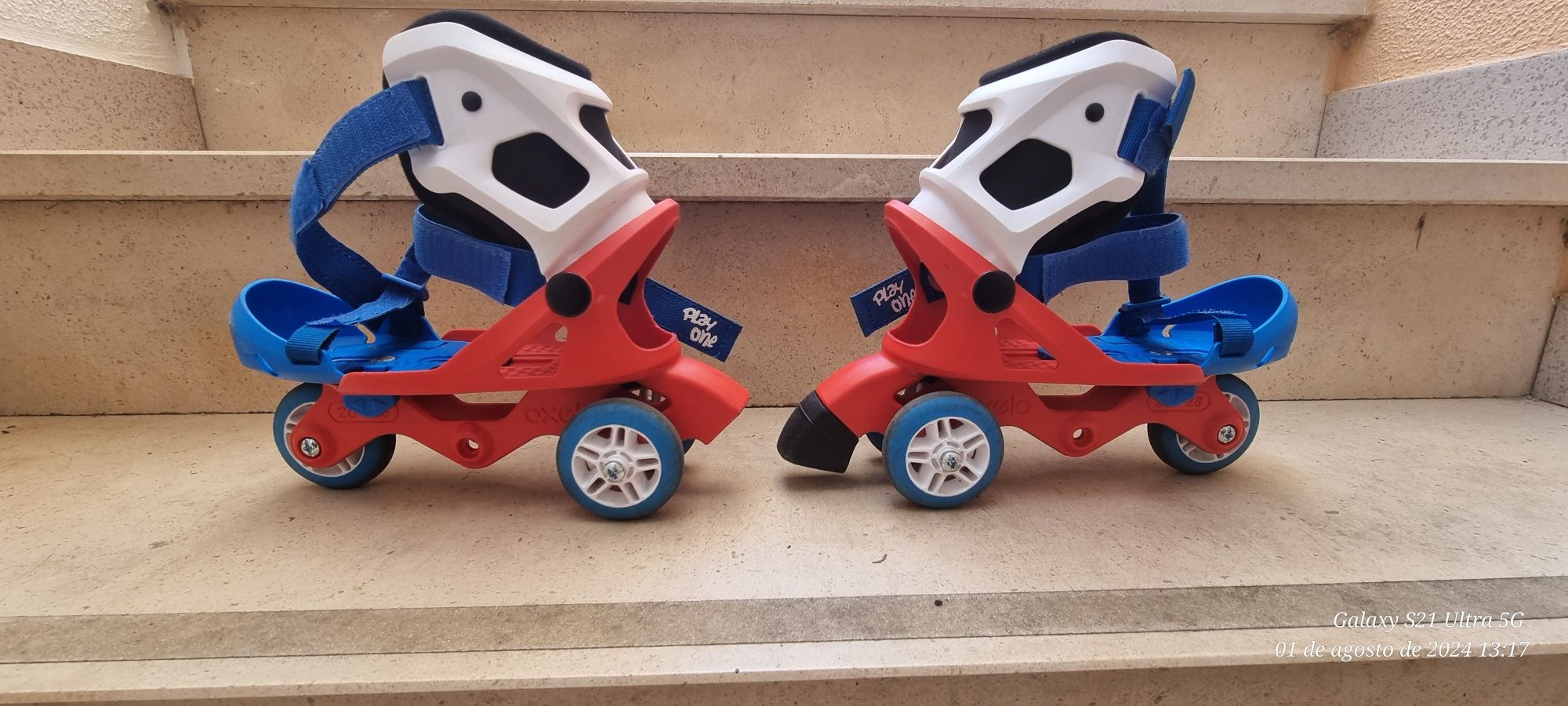 Patins criança usados.