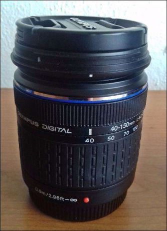 Objectiva Olympus 40-150 mm f 4 -5.6 4:3 ( standard ,não e micro 4:3)