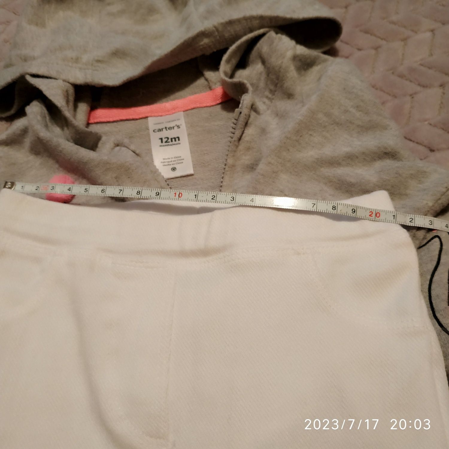 Комплект костюм Carters Waikiki 12 фламінго