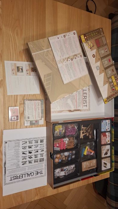 Gra The Gallerist - Lacerda + dodatek i rozszerzenie - nowa