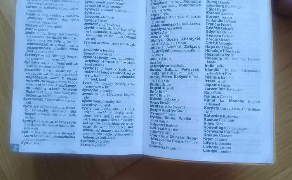 Słownik kieszonkowy, polsko-angielsko-polski - Langenscheidt